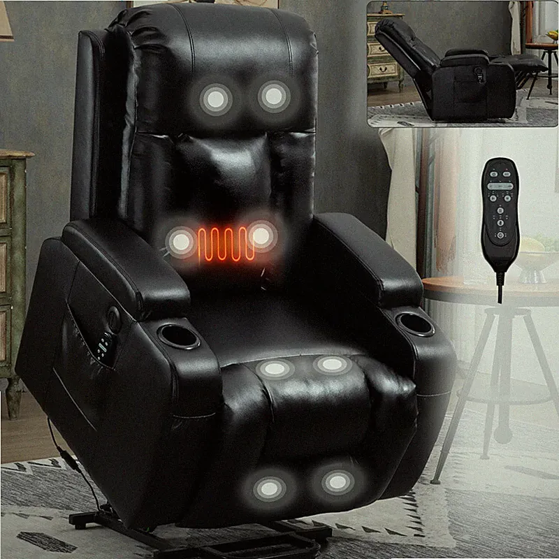 Position Single Motor Up to 350 LBS Power Lift Recliner Chair for Elderly