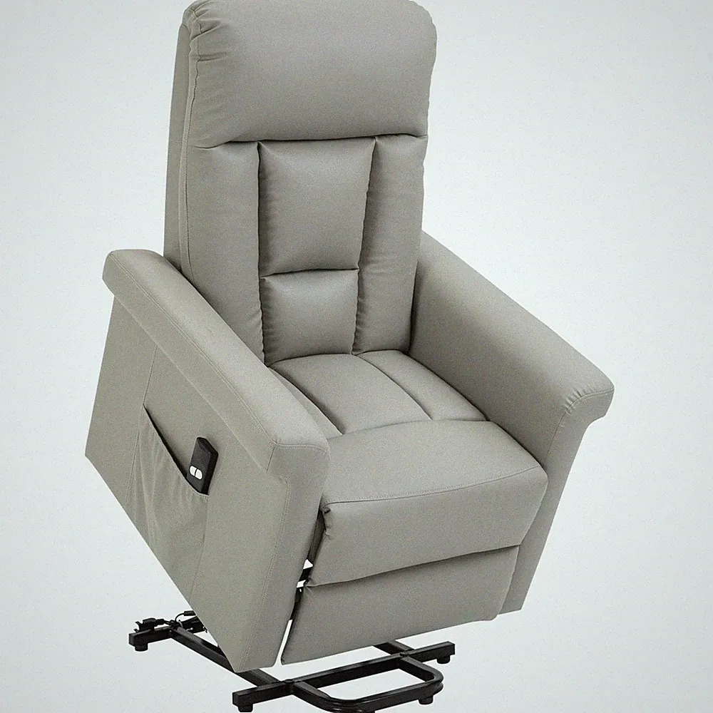 Power Lift Chair, PU Leather Recliner Sofa Chair for Elderly with Remote Control