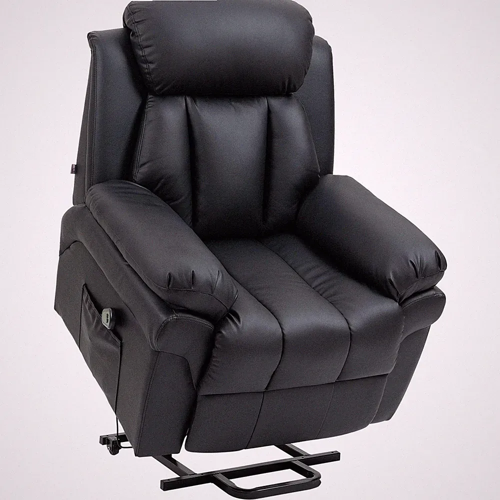 Power Lift Chair Recliner for Elderly, Electric Recliner Chair, Overstuffed Faux