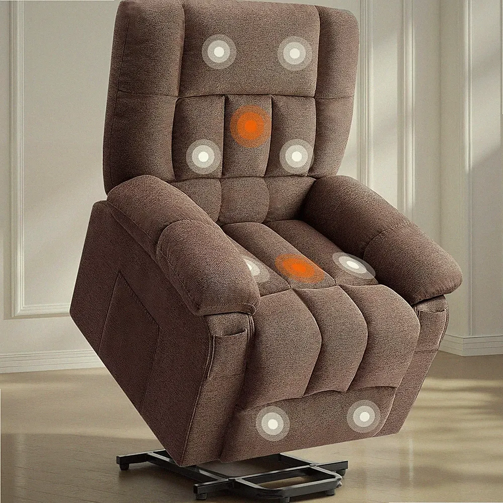 Power Lift Recliner Chair with Vibration Massage and Heat for Adults, Ergonom...
